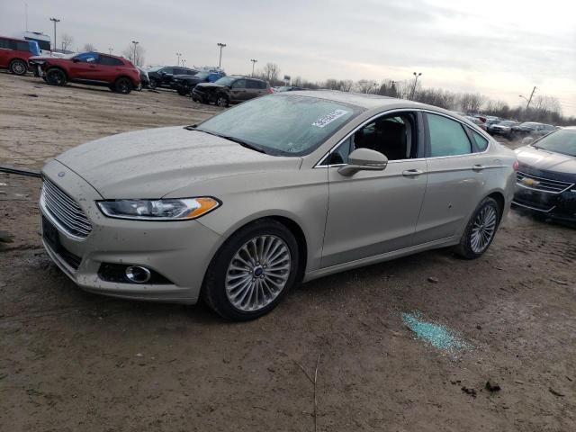 3FA6P0K93FR168117 - 2015 FORD FUSION TITANIUM BEIGE photo 1