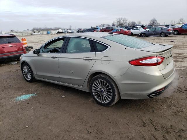 3FA6P0K93FR168117 - 2015 FORD FUSION TITANIUM BEIGE photo 2