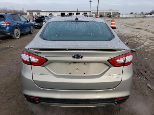 3FA6P0K93FR168117 - 2015 FORD FUSION TITANIUM BEIGE photo 6