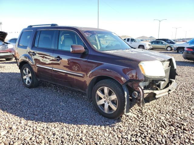 5FNYF4H94EB054275 - 2014 HONDA PILOT TOURING BURGUNDY photo 4