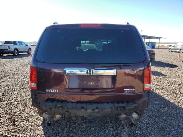 5FNYF4H94EB054275 - 2014 HONDA PILOT TOURING BURGUNDY photo 6