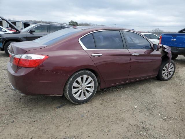 1HGCR2F80DA070191 - 2013 HONDA ACCORD EXL MAROON photo 3