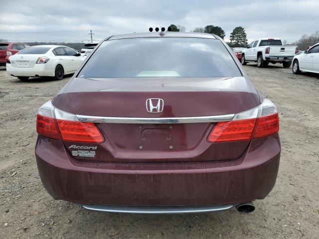 1HGCR2F80DA070191 - 2013 HONDA ACCORD EXL MAROON photo 6