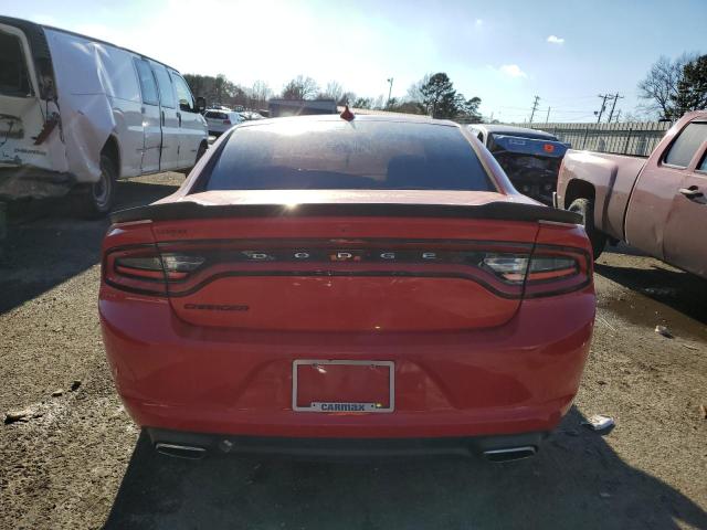 2C3CDXHG4GH247267 - 2016 DODGE CHARGER SXT RED photo 6