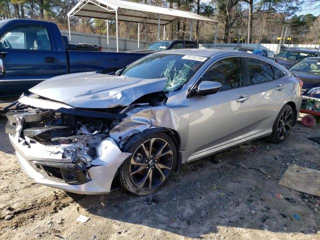 2HGFC2F8XMH536614 - 2021 HONDA CIVIC SPORT 银色 照片 1