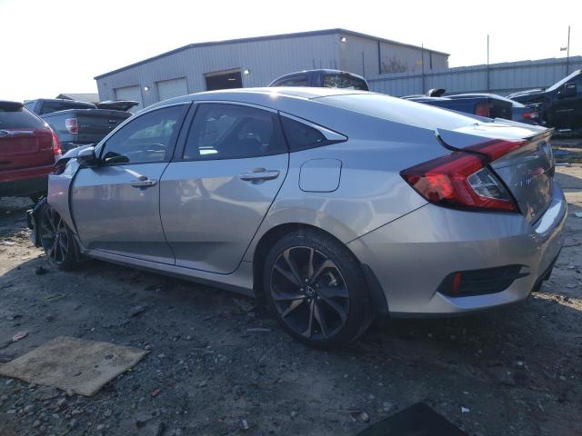 2HGFC2F8XMH536614 - 2021 HONDA CIVIC SPORT 银色 照片 2