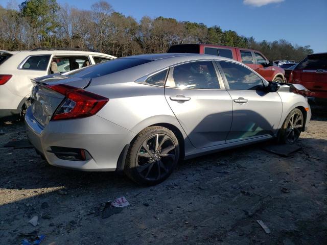 2HGFC2F8XMH536614 - 2021 HONDA CIVIC SPORT 银色 照片 3
