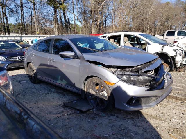 2HGFC2F8XMH536614 - 2021 HONDA CIVIC SPORT 银色 照片 4