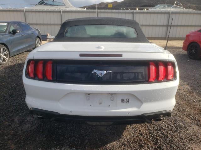 1FATP8UH8P5111289 - 2023 FORD MUSTANG WHITE photo 6