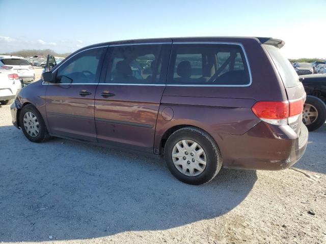 5FNRL3H27AB035210 - 2010 HONDA ODYSSEY LX MAROON photo 2