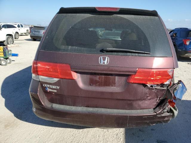 5FNRL3H27AB035210 - 2010 HONDA ODYSSEY LX MAROON photo 6