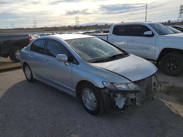 JHMFA36288S030945 - 2008 HONDA CIVIC HYBRID SILVER photo 4