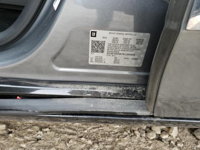 5GAEVAKW7KJ304455 - 2019 BUICK ENCLAVE ESSENCE GRAY photo 13