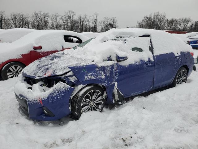 2T1BURHE3GC665038 - 2016 TOYOTA COROLLA L BLUE photo 1