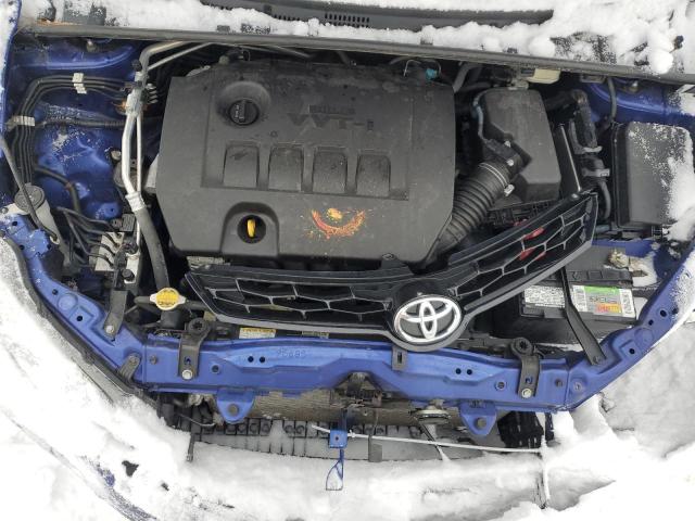 2T1BURHE3GC665038 - 2016 TOYOTA COROLLA L BLUE photo 11