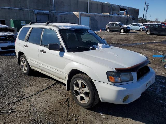 JF1SG65643H701592 - 2003 SUBARU FORESTER 2.5XS Белый фото 4