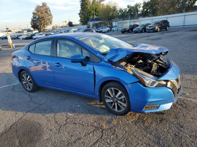 3N1CN8EV0ML859411 - 2021 NISSAN VERSA SV BLUE photo 4