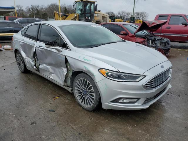 3FA6P0HD7HR291661 - 2017 FORD FUSION SE SILVER photo 4