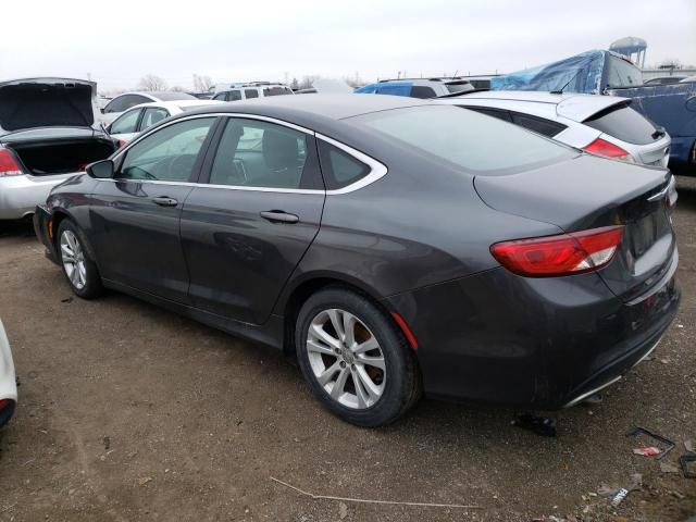 1C3CCCAG3FN516435 - 2015 CHRYSLER 200 LIMITED GRAY photo 2