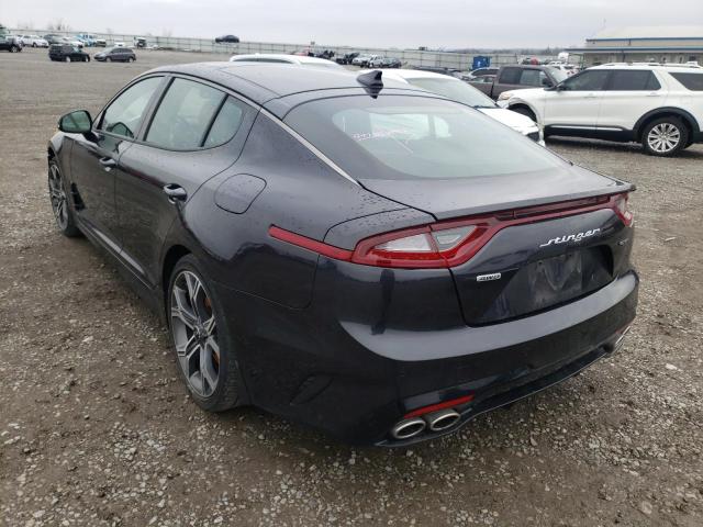 KNAE55LC4M6092126 - 2021 KIA STINGER GT2 GRAY photo 2