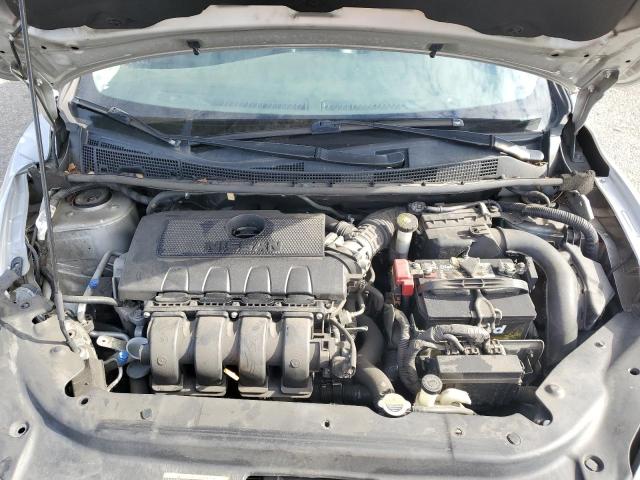 3N1AB7AP2FY350959 - 2015 NISSAN SENTRA S SILVER photo 11