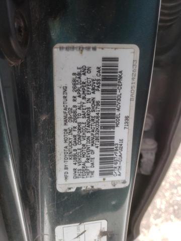 4T1BE32K03U641796 - 2003 TOYOTA CAMRY LE GREEN photo 12