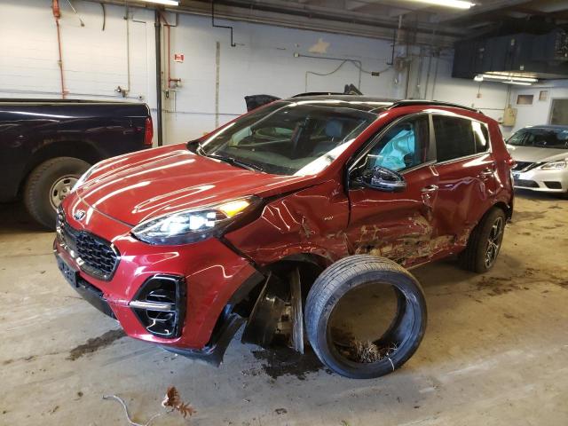 KNDPRCA67M7900741 - 2021 KIA SPORTAGE SX BURGUNDY photo 1