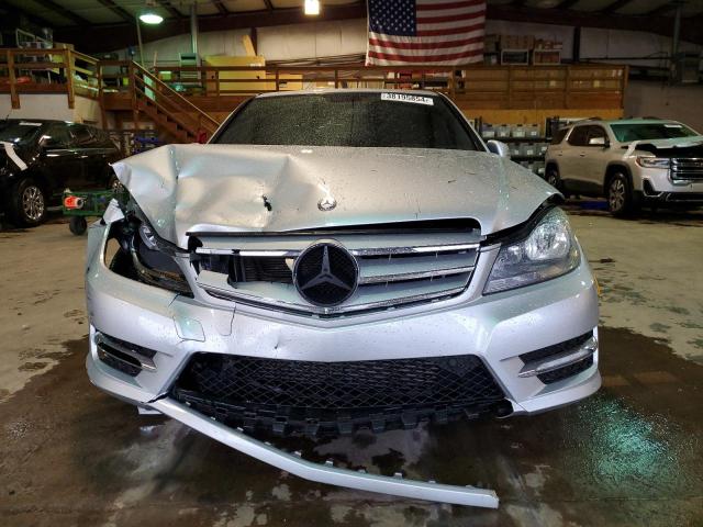 WDDGF4HB1DR261123 - 2013 MERCEDES-BENZ C 250 SILVER photo 5