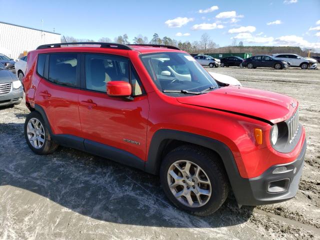 ZACCJABT0FPB68801 - 2015 JEEP RENEGADE LATITUDE RED photo 4