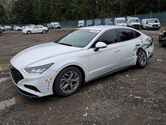 5NPEL4JA7MH106983 - 2021 HYUNDAI SONATA SEL WHITE photo 1