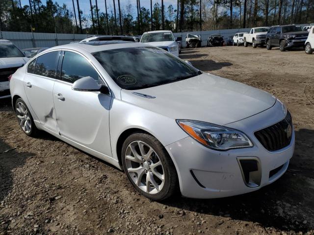 2G4GV5GX1G9110437 - 2016 BUICK REGAL GS WHITE photo 4