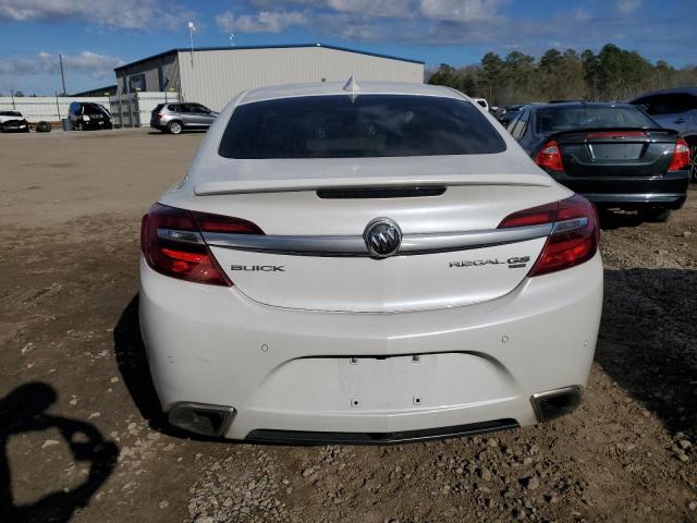 2G4GV5GX1G9110437 - 2016 BUICK REGAL GS WHITE photo 6