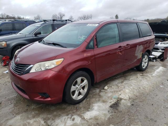 5TDKA3DC9CS013648 - 2012 TOYOTA SIENNA BASE BURGUNDY photo 1