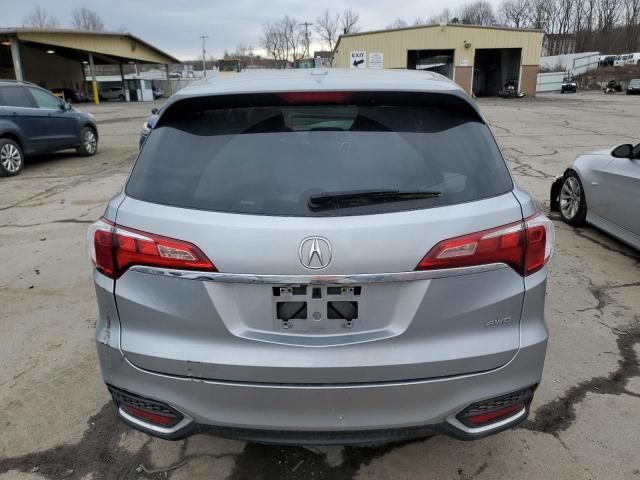 5J8TB4H5XHL015759 - 2017 ACURA RDX TECHNOLOGY SILVER photo 6