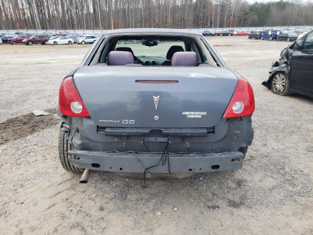 1G2ZG57B694197418 - 2009 PONTIAC G6 GRAY photo 6