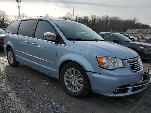 2C4RC1GG8CR403709 - 2012 CHRYSLER TOWN&COUNT LIMITED BLUE photo 4