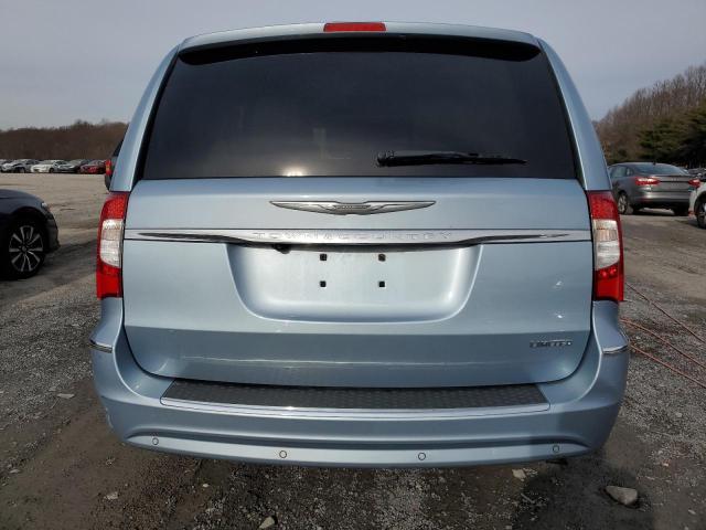 2C4RC1GG8CR403709 - 2012 CHRYSLER TOWN&COUNT LIMITED BLUE photo 6