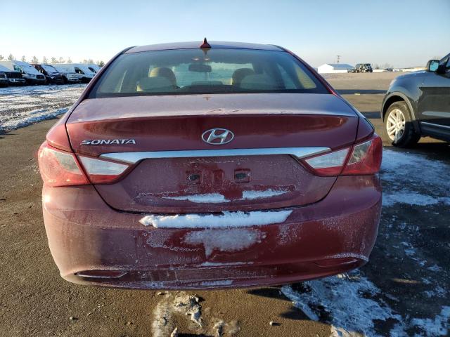 5NPEB4AC5DH748364 - 2013 HYUNDAI SONATA GLS RED photo 6