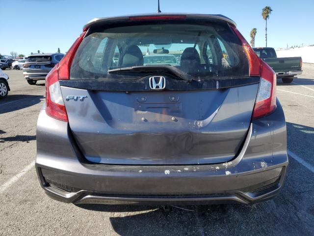 3HGGK5H43KM713442 - 2019 HONDA FIT LX GRAY photo 6