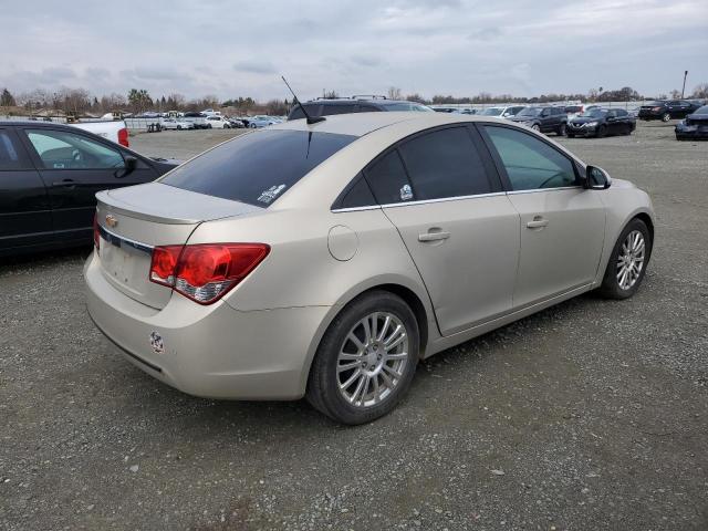 1G1PJ5SC4C7287721 - 2012 CHEVROLET CRUZE ECO BEIGE photo 3