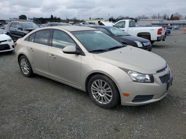 1G1PJ5SC4C7287721 - 2012 CHEVROLET CRUZE ECO BEIGE photo 4