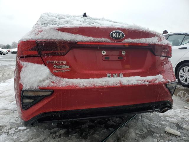 3KPF24AD9KE117776 - 2019 KIA FORTE FE RED photo 6