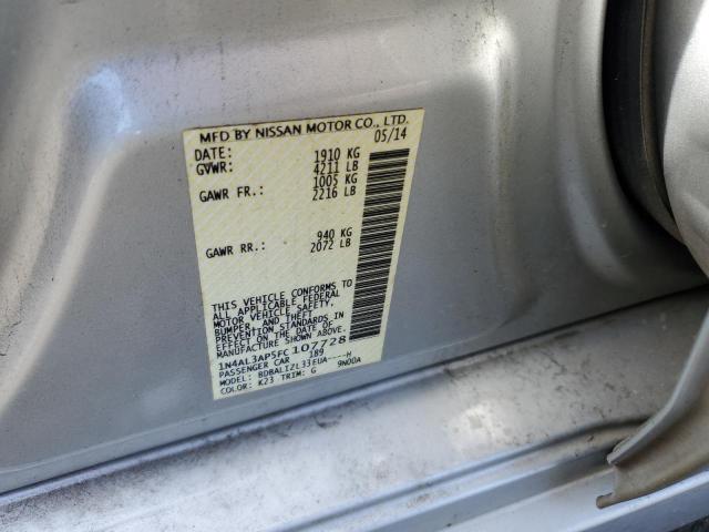 1N4AL3AP5FC107728 - 2015 NISSAN ALTIMA 2.5 SILVER photo 12