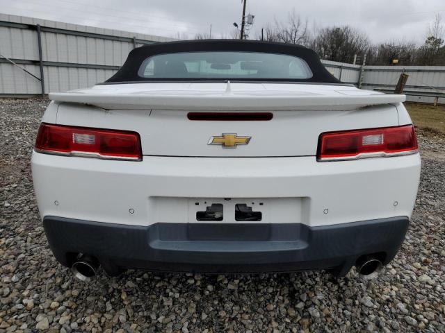 2G1FD3D30F9188465 - 2015 CHEVROLET CAMARO LT WHITE photo 6