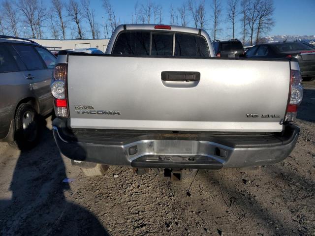 5TEUU4ENXAZ722790 - 2010 TOYOTA TACOMA ACCESS CAB ვერცხლისფერი ფოტო 6