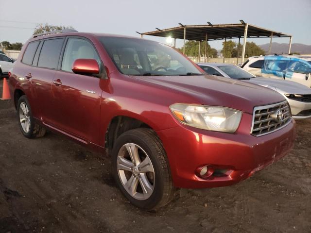 JTEDS43A982012957 - 2008 TOYOTA HIGHLANDER SPORT BURGUNDY photo 4