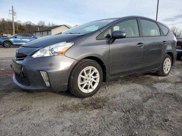 JTDZN3EU8EJ004594 - 2014 TOYOTA PRIUS V GRAY photo 1