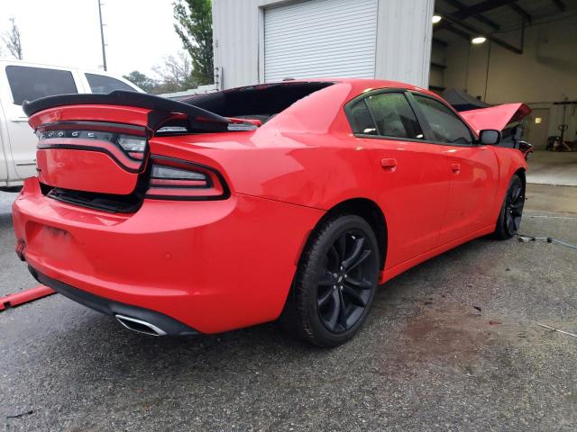 2C3CDXBG8JH272589 - 2018 DODGE CHARGER SXT RED photo 3