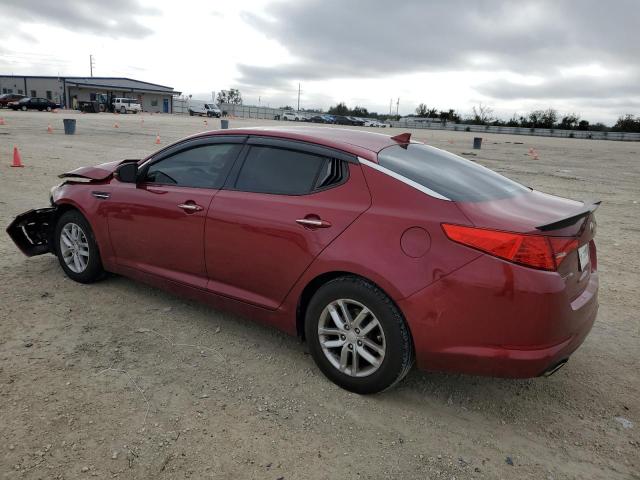 5XXGM4A75DG177816 - 2013 KIA OPTIMA LX RED photo 2