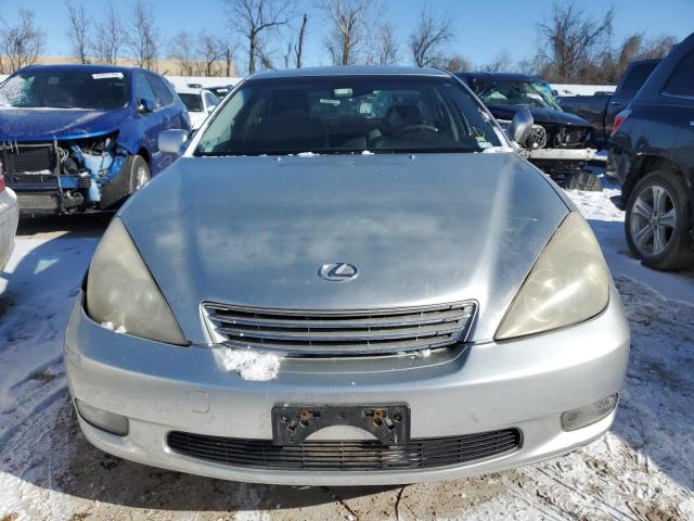 JTHBA30G345019637 - 2004 LEXUS ES 330 SILVER photo 5